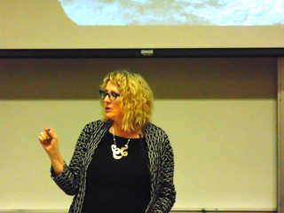 Starr giving a lecture at Book Passage, Corte Madera, CA