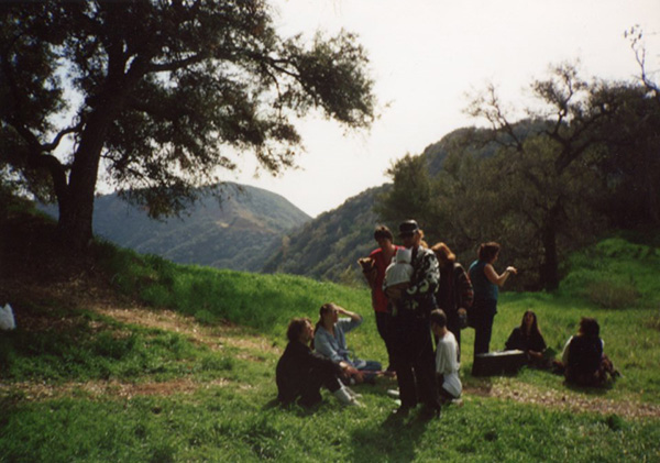 Memorial for Marija Gimbutus at Topanga Canyon